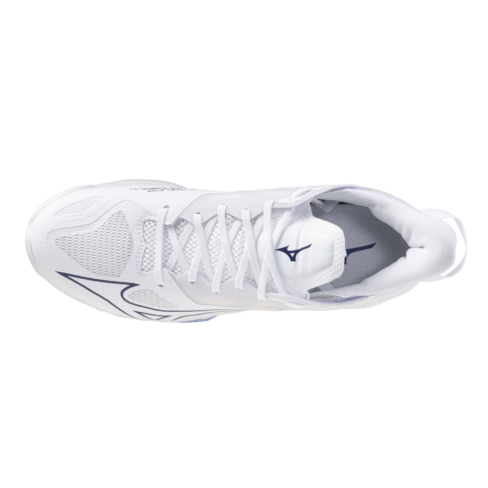 Mizuno WAVE MIRAGE 5 White/BellwetherBlue/BelAirBlu