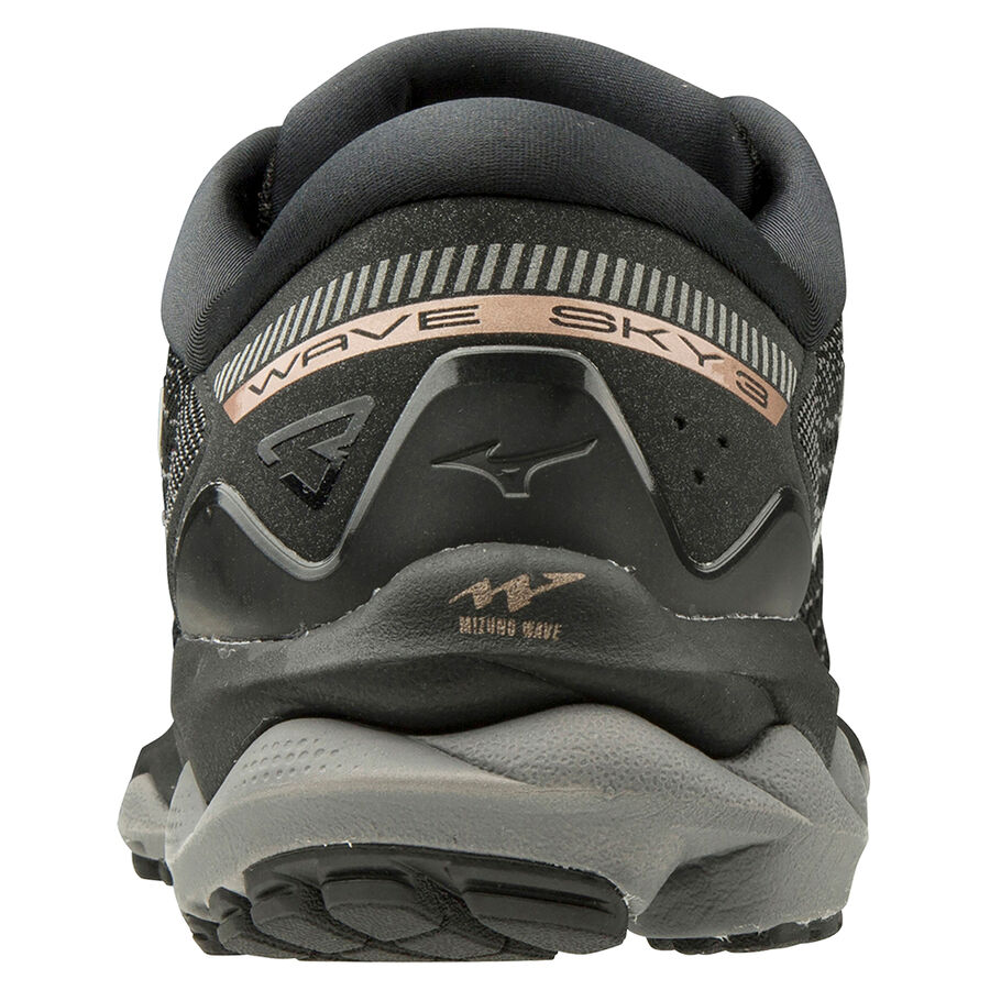 Mizuno WAVE SKY 3 Blk/GlacierGray/Champagn