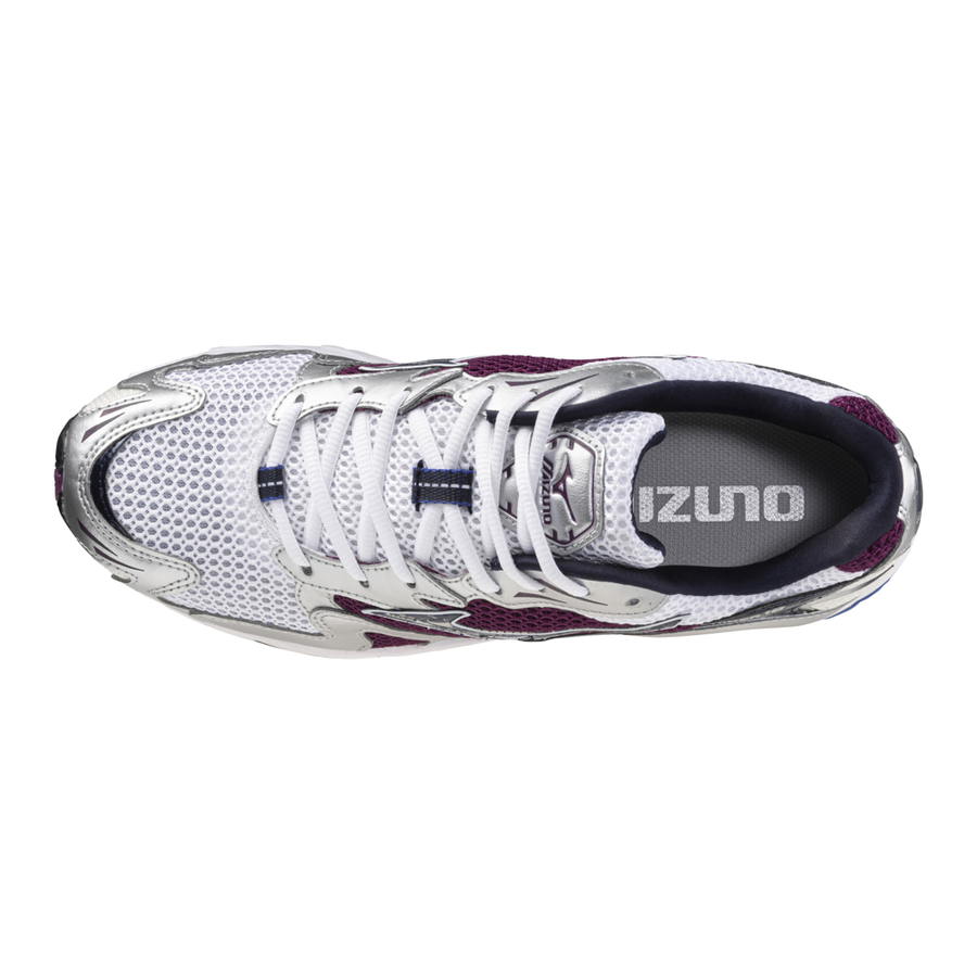 Mizuno Wave Rider 10 White/Baritone Blue/Dark Purple