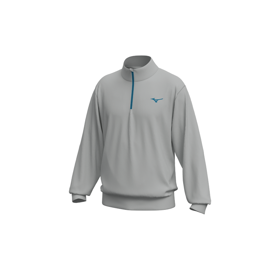 Mizuno Athleticwear 1/4 zip top Dawn blue