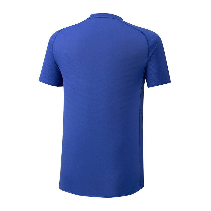 Mizuno Jacquard Mesh Tee Dazzling Blue