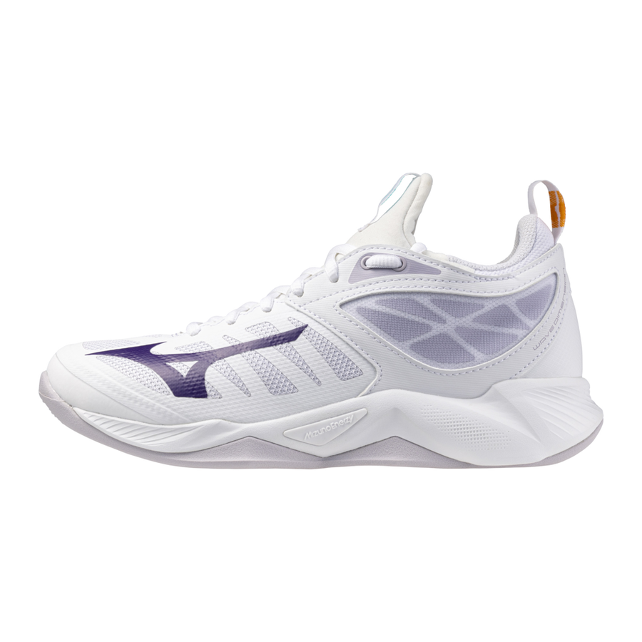 Mizuno WAVE DIMENSION White/VioletIndigo/CamelliaRos