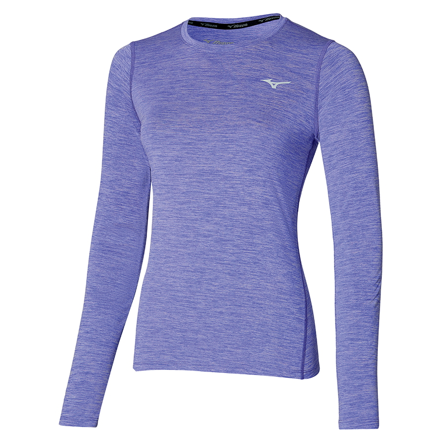 Mizuno Impulse Core LS Tee Simply Purple