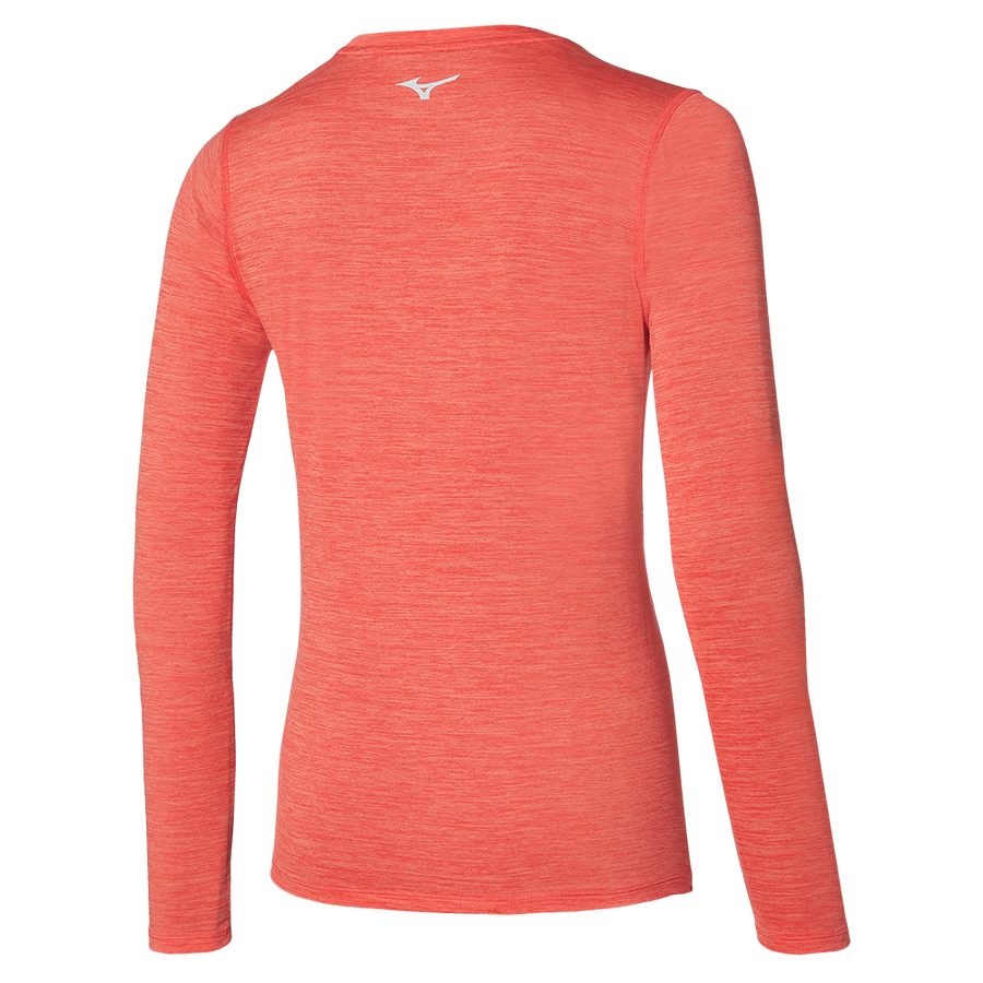 Mizuno Impulse Core LS Tee Living Coral