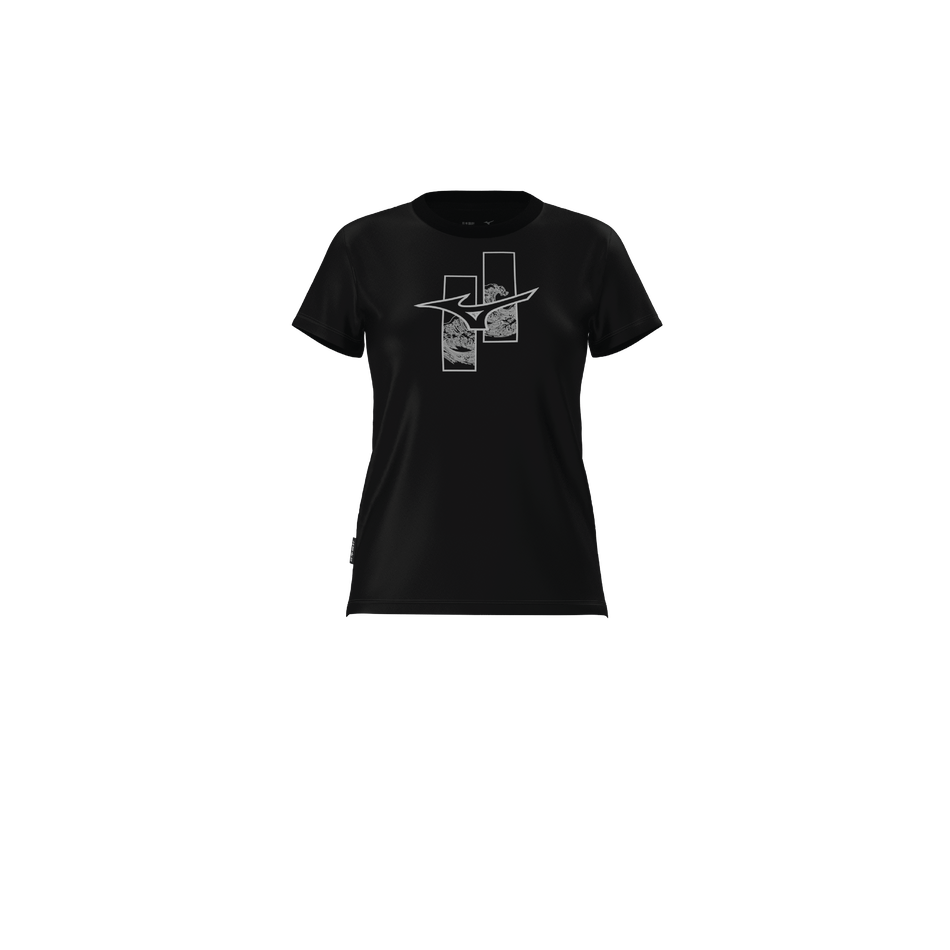 Mizuno Athleticwear runbird t-shirt Black