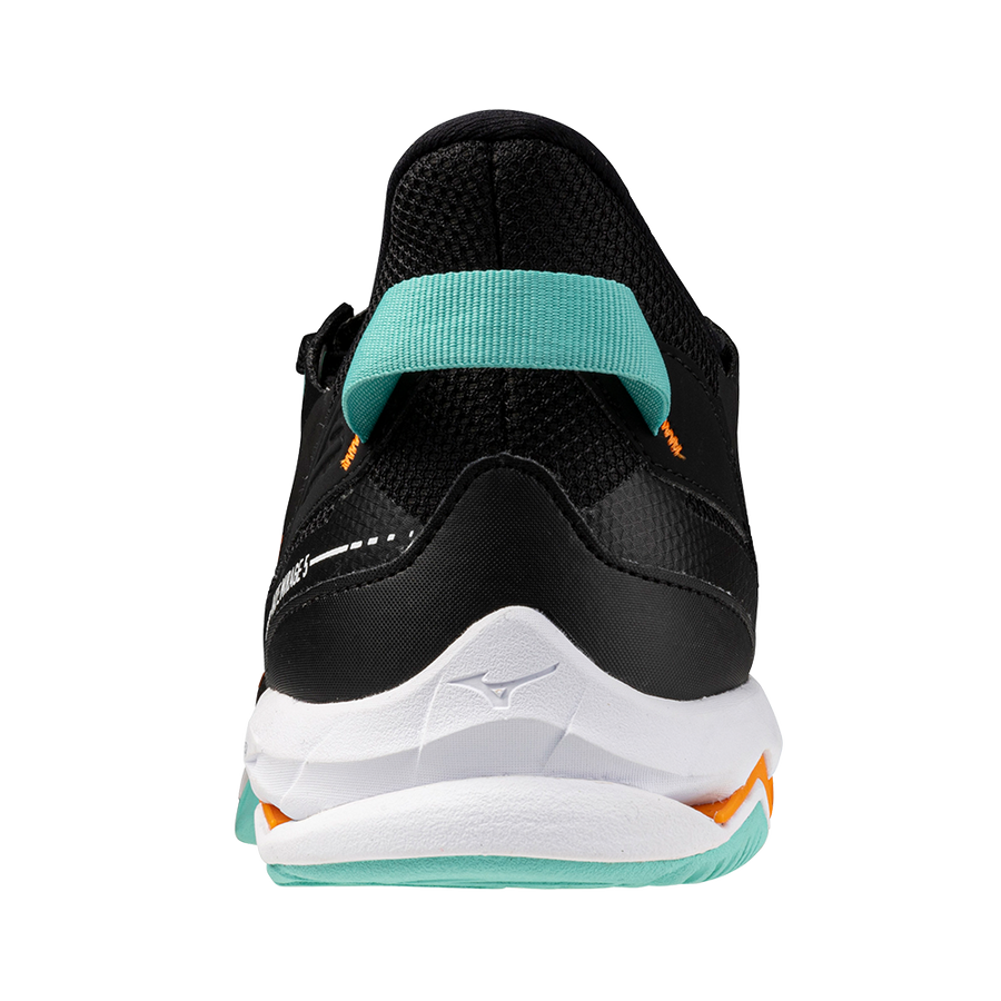 Mizuno WAVE MIRAGE 5 Black/Tangelo/Ice Green