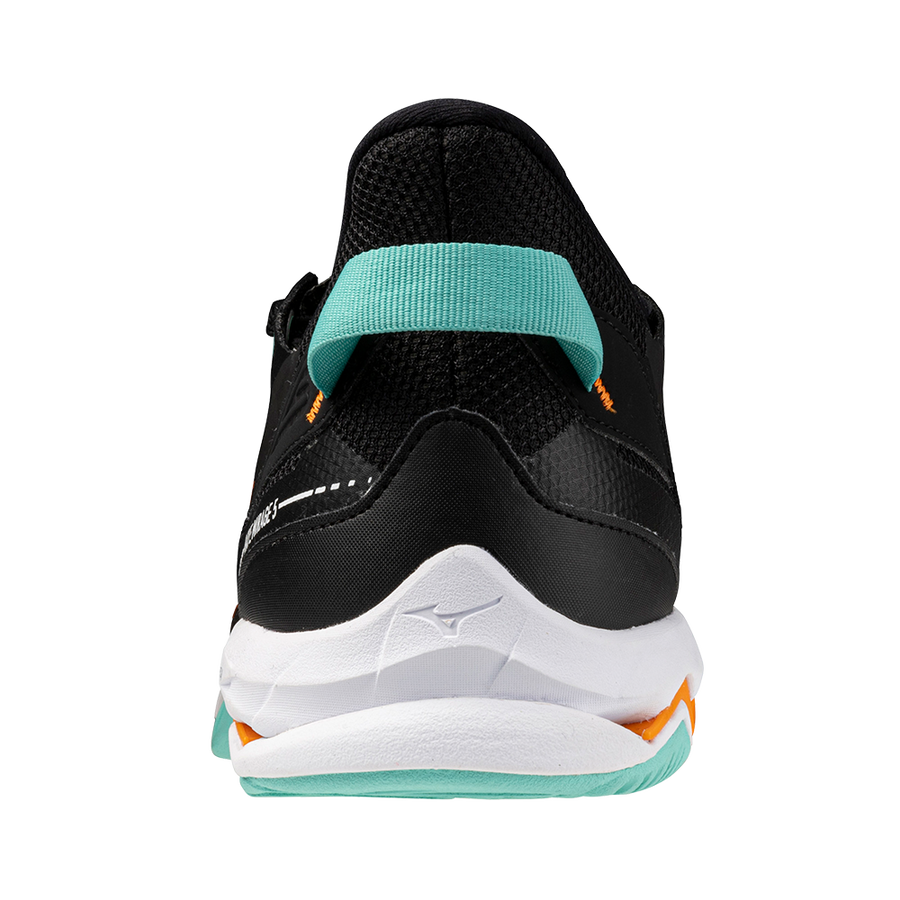 Mizuno WAVE MIRAGE 5 Black/Tangelo/Ice Green