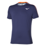 Mizuno Tennis short sleeve tee Beacon blue