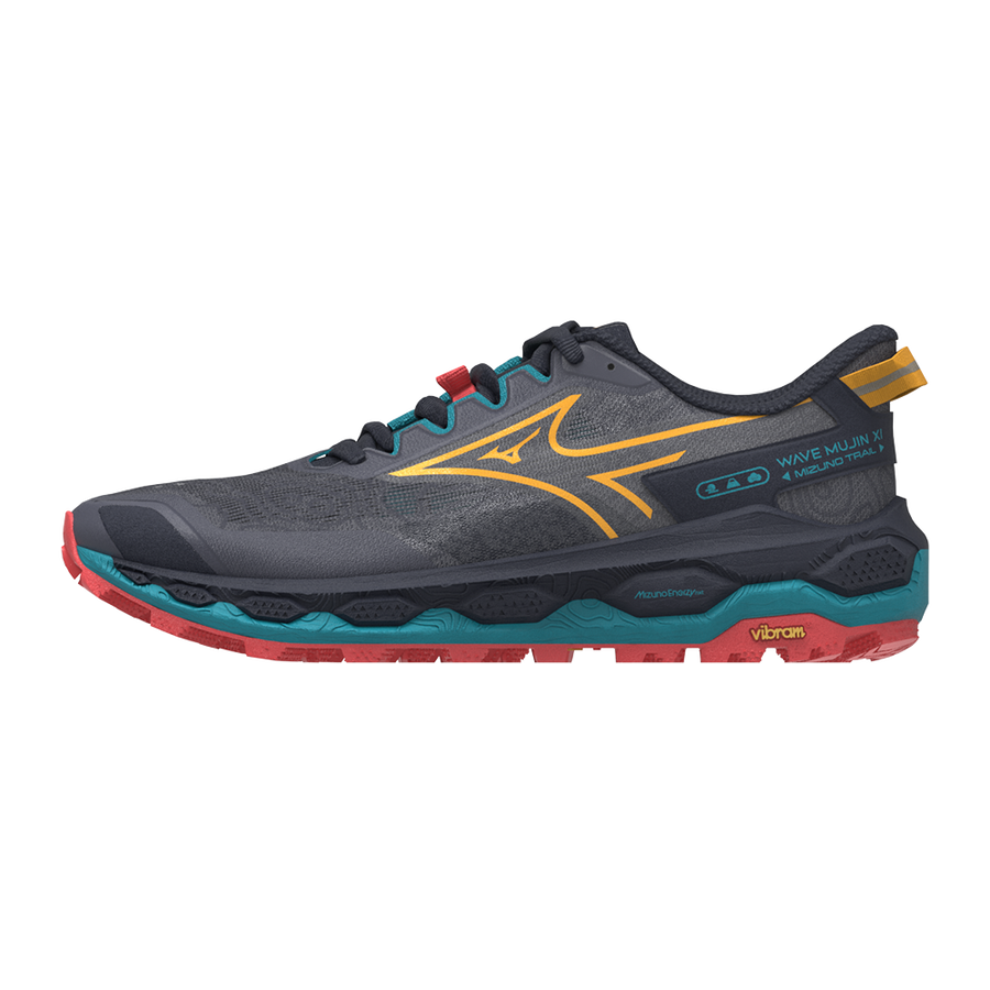 Mizuno WAVE MUJIN 11 Odyssey Gray/Citrus/Fiery Coral 2