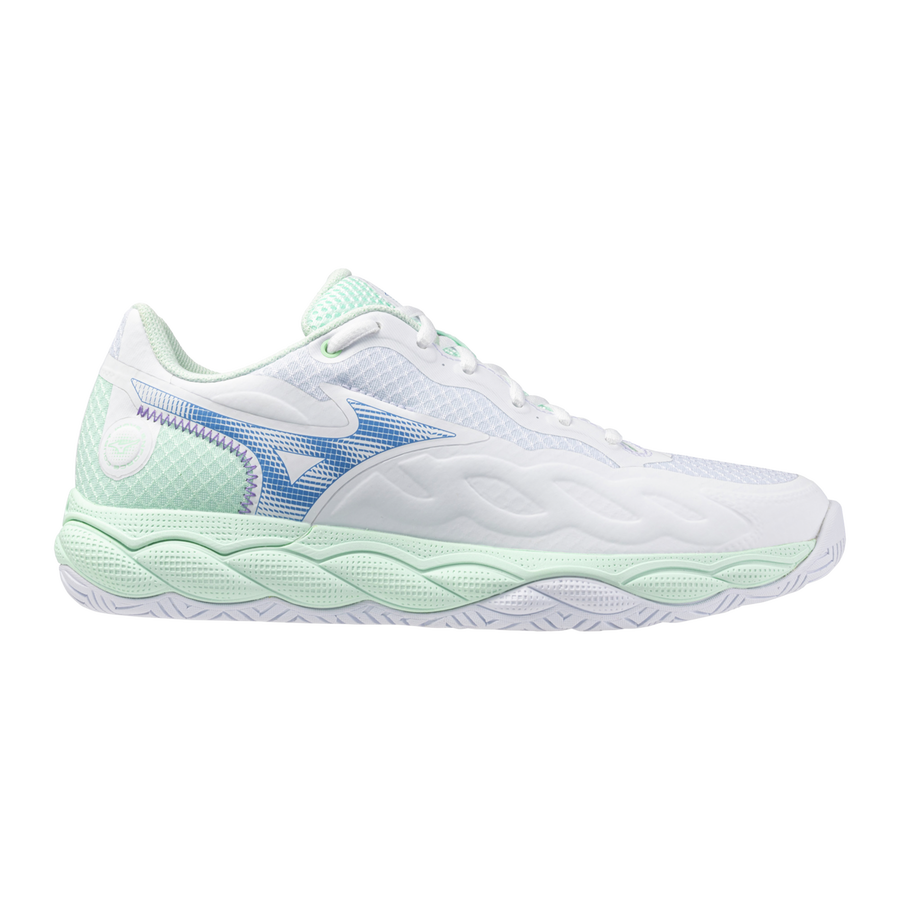 Mizuno WAVE ENFORCE COURT CC White/frontier blue/bay Mizuno WAVE ENFORCE COURT CC White/frontier blue/bay