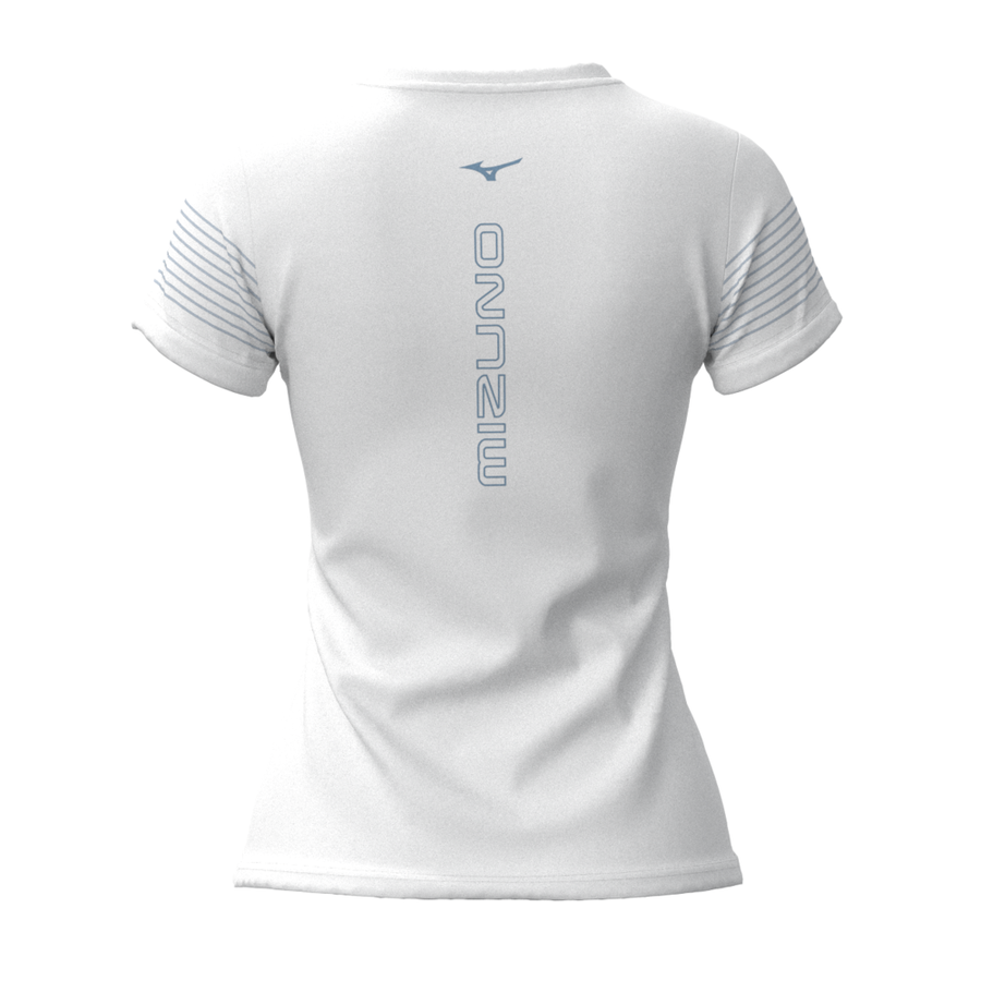 ATHLETICS MIZUNO T-SHIRT Bianco Top sportivo donna Mizuno Italia
