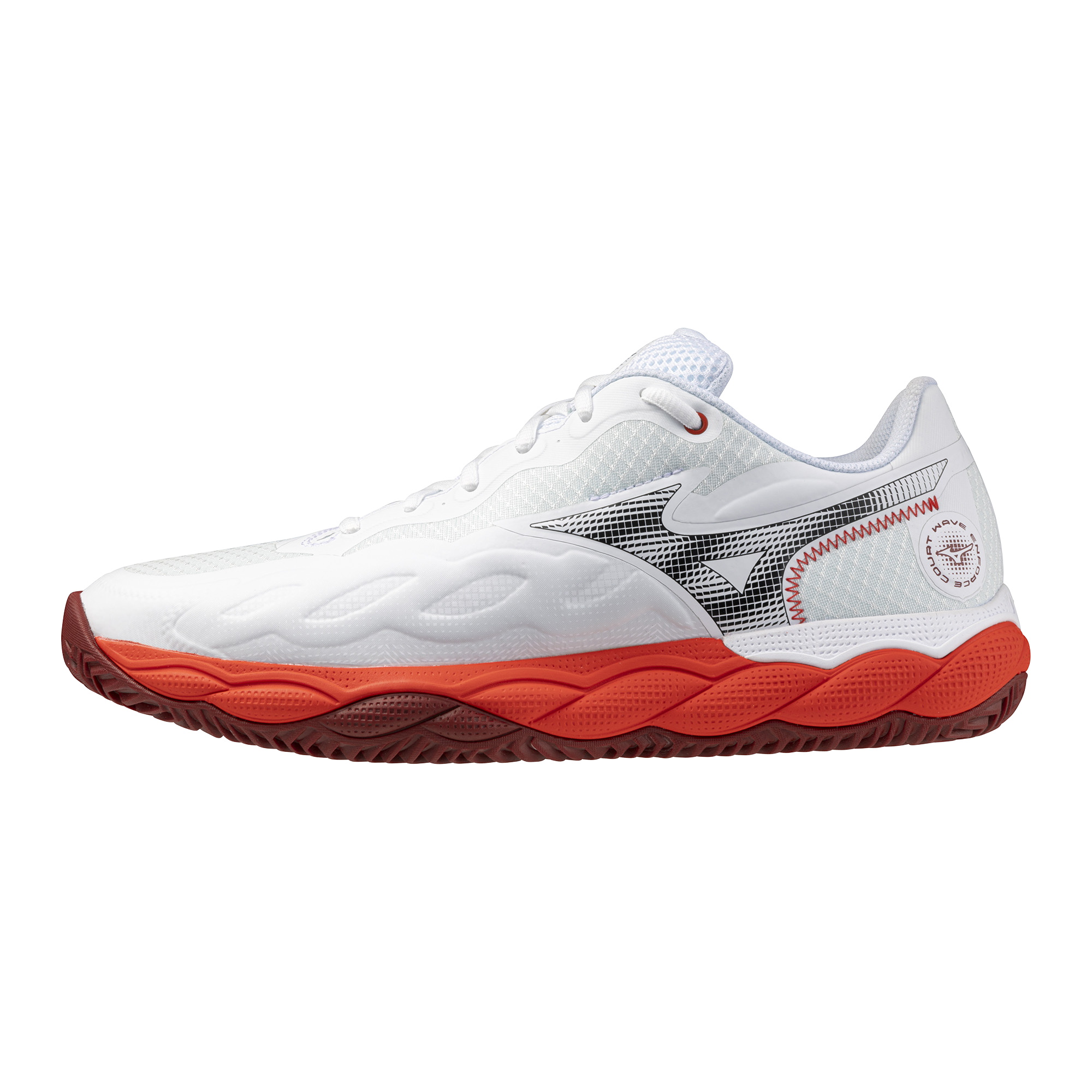 Mizuno WAVE ENFORCE COURT CC Chaussures de tennis Fiery Sun Dried Toma FemmeHommee Taille41 - vue 1