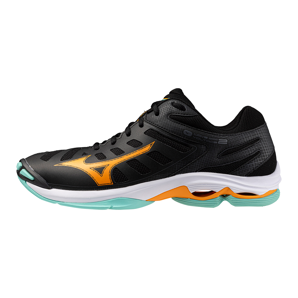 Mizuno WAVE VOLTAGE 2 Chaussures de volleyball TangeloIce FemmeHommee Taille43