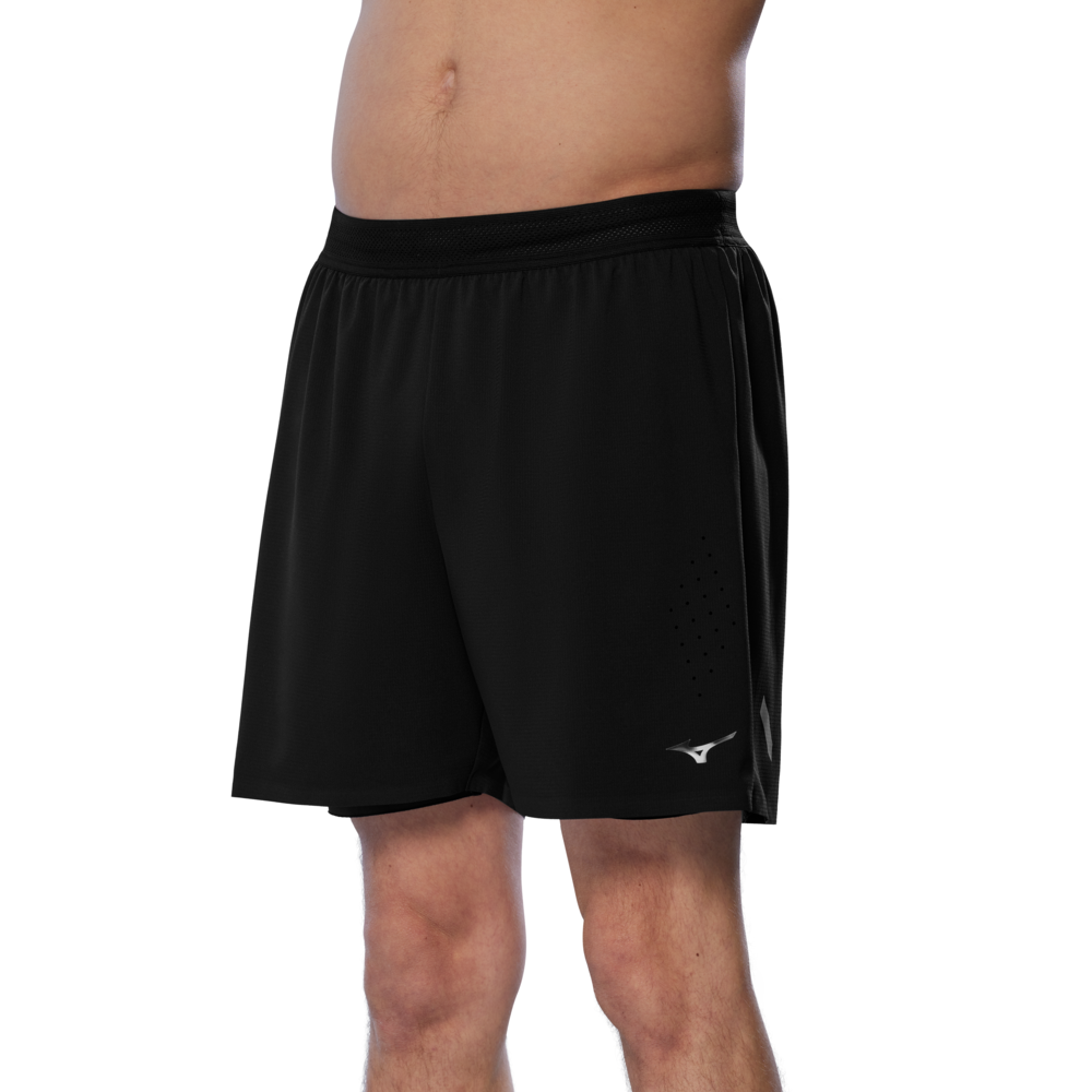 Mizuno TECH LIGHT 5.5 2IN1 SHORT Negro Hombre Talla L