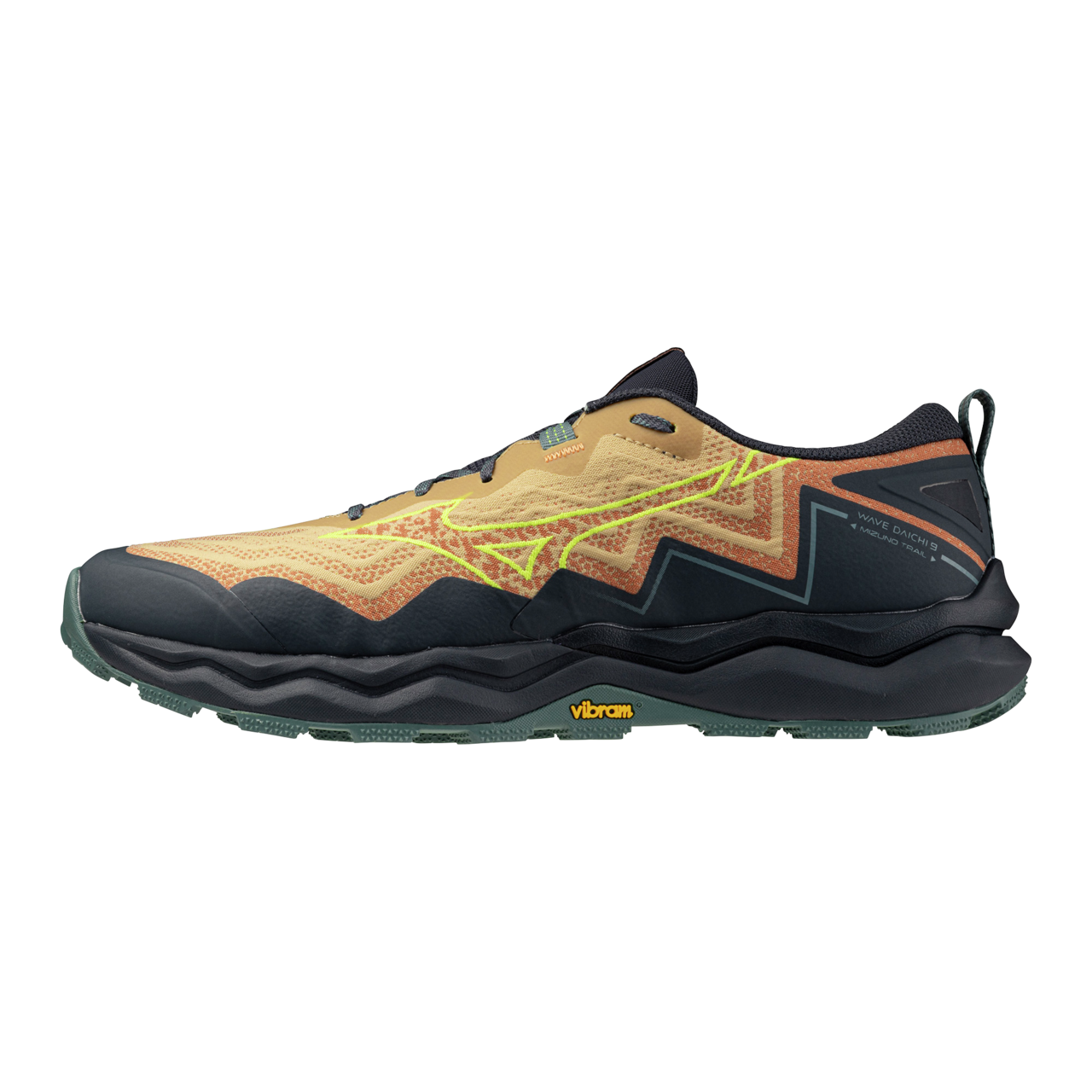 Mizuno WAVE DAICHI 9 SunburnFortune JauneNorth A Homme Taille42