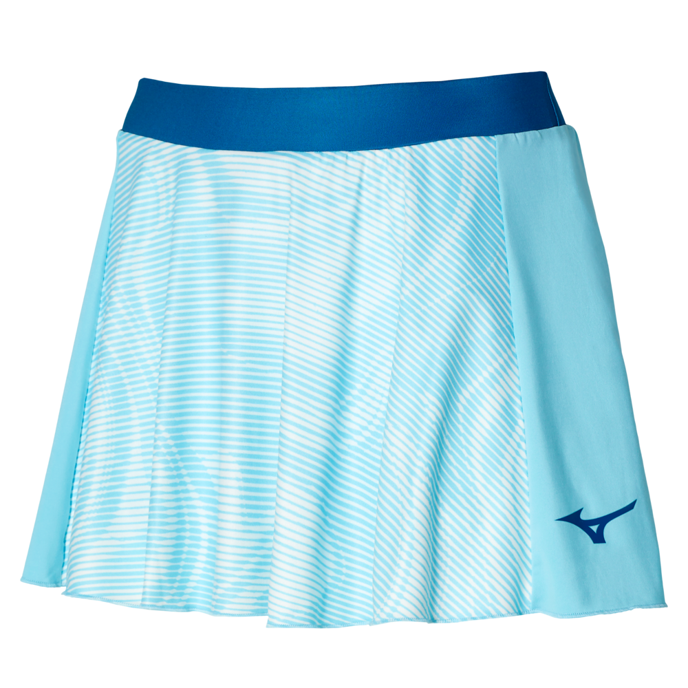 Mizuno Charge Printed Flying skirt Tennisschoenen Blauw Glow Dames Maat M