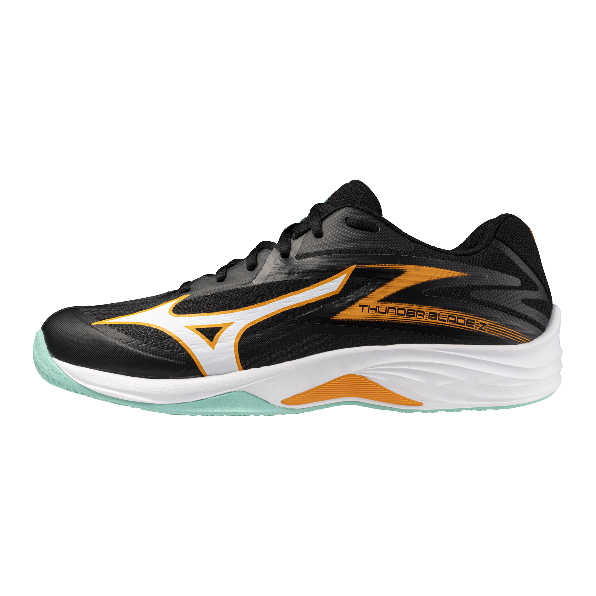 Mizuno THUNDER BLADE Z Chaussures de volleyball TangeloIce FemmeHommee Taille45