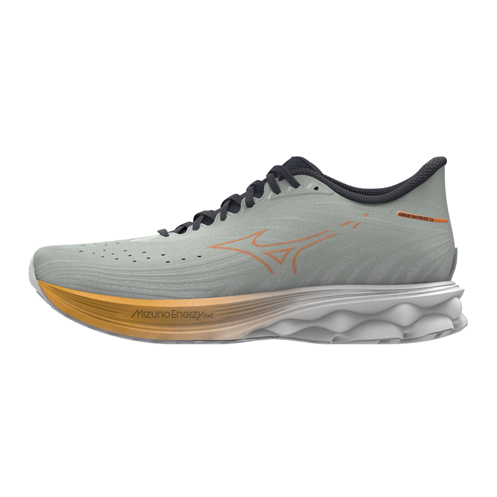 Mizuno WAVE SKYRISE 6 Scarpe da corsa Mercury/Tangelo/Nimbus Cloud Uomo Taglia47