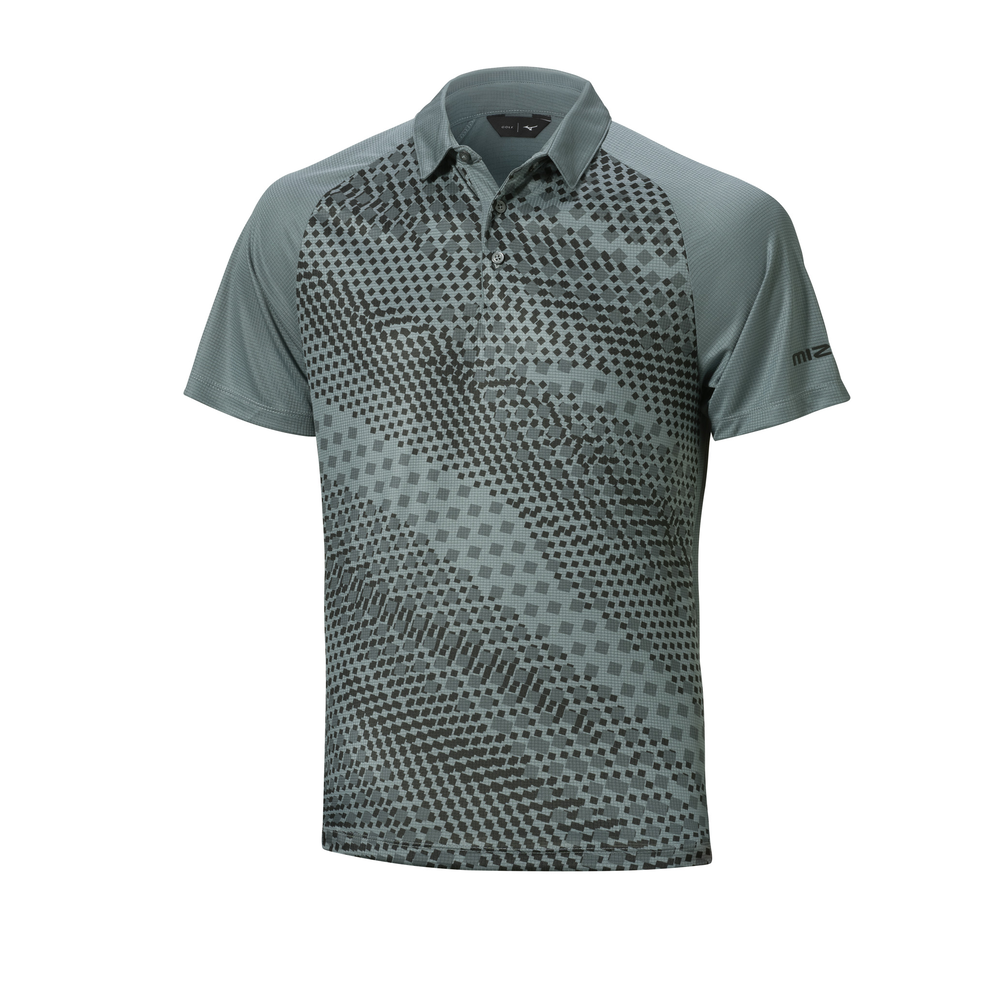 Mizuno Locked Polo Stormy Weather FemmeHommee TailleM