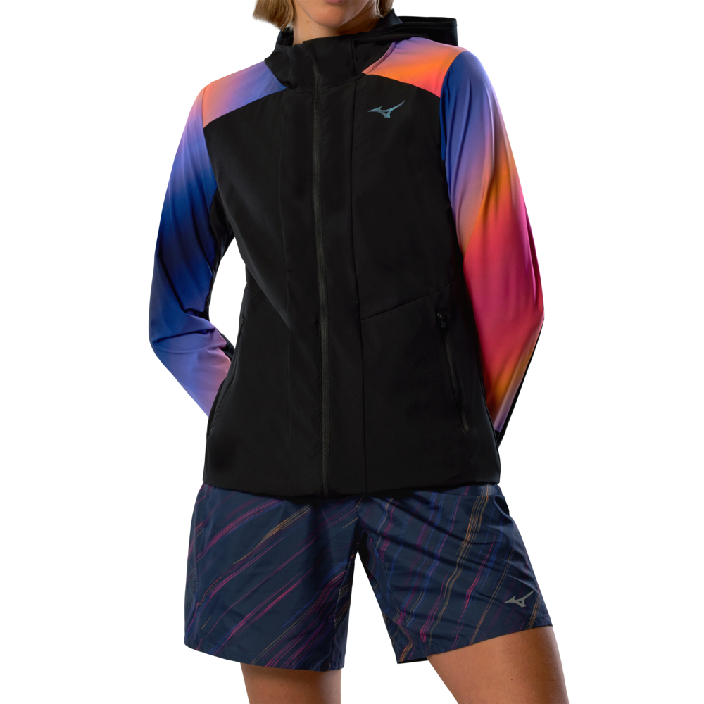 Mizuno Active Alpha Hodded Jacket Yuuyake Femme TailleXS