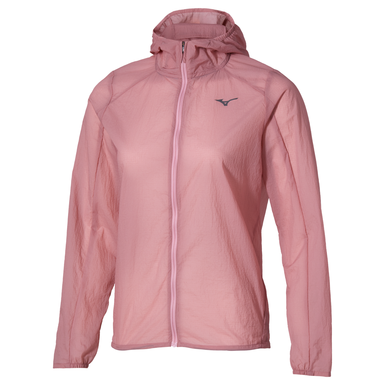 Mizuno Tech Light Hodded Jacket Rose Elegance Mujer Talla S