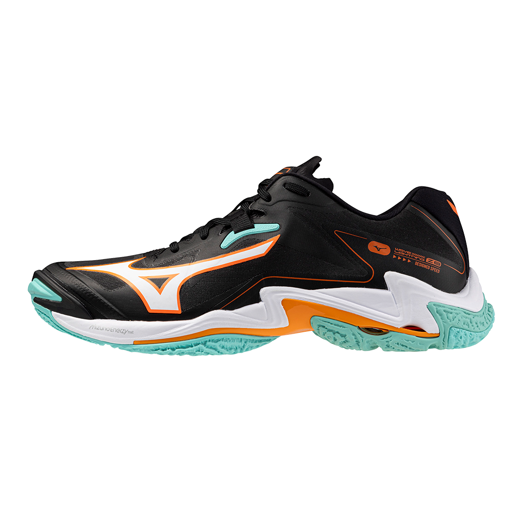 Mizuno WAVE LIGHTNING Z8 Chaussures de volleyball TangeloIce FemmeHommee Taille42