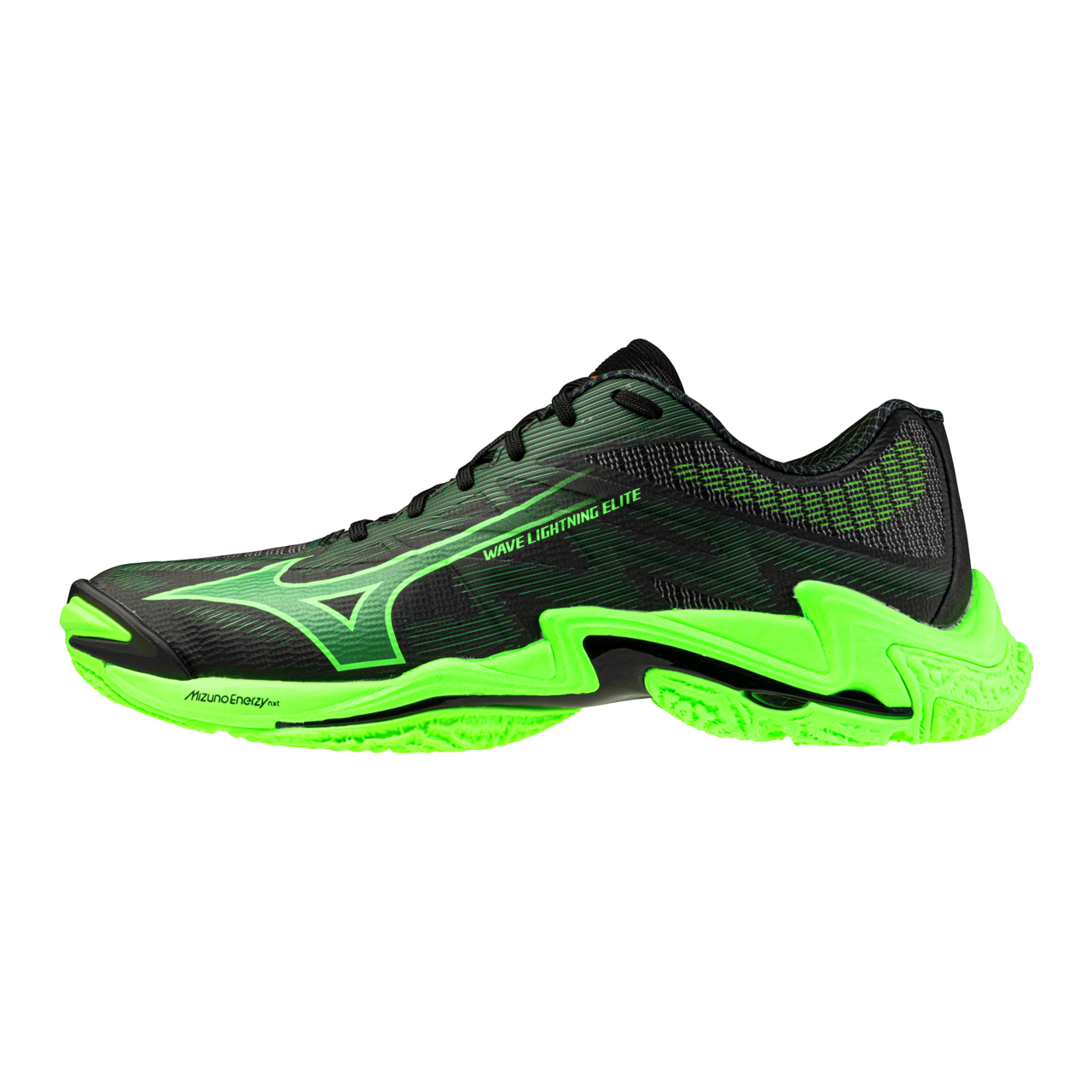 Mizuno WAVE LIGHTNING ELITE Chaussures de volleyball Glowing AppleMandarin FemmeHommee Taille46