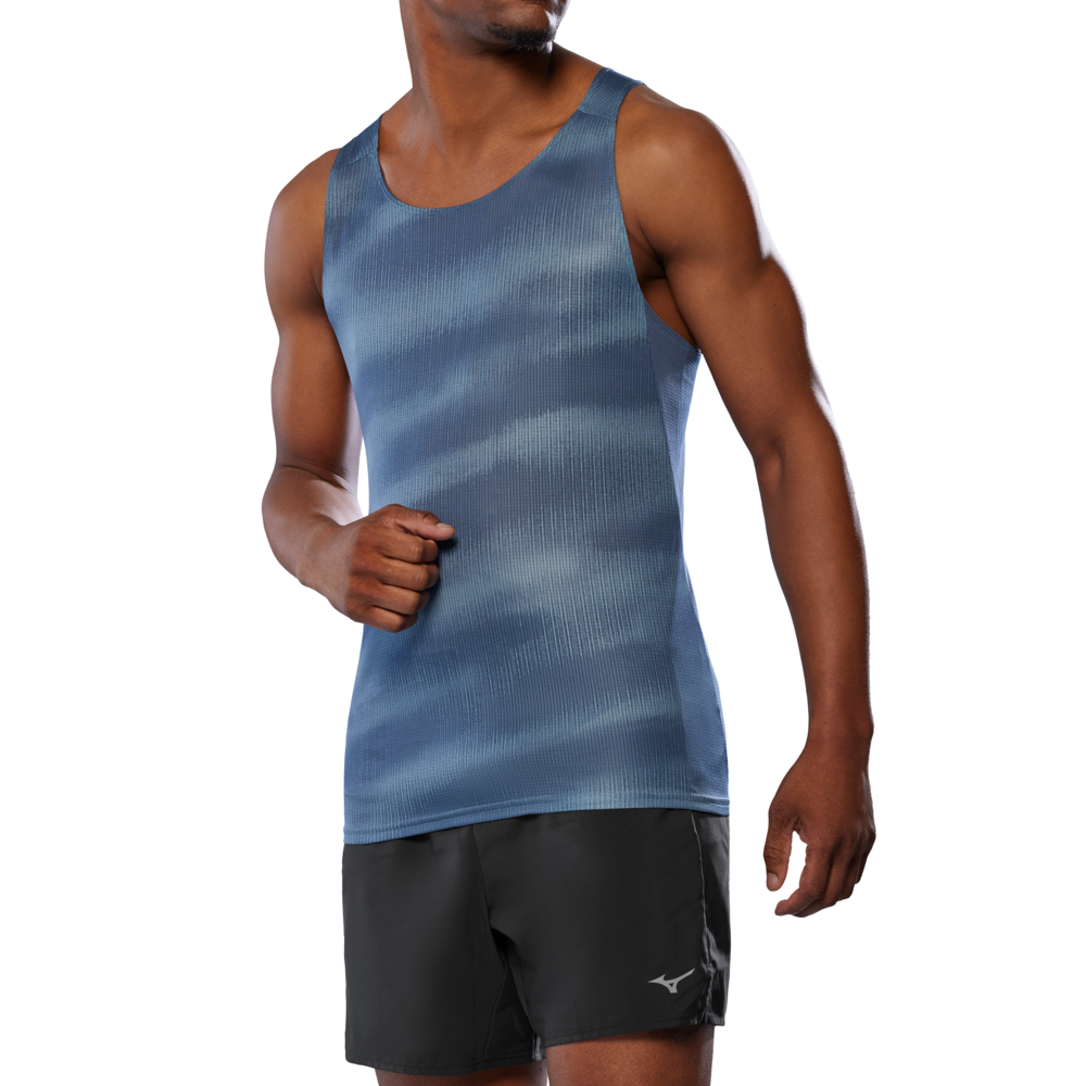Mizuno DRYAEROFLOW GRAPHIC TANK Citadel Men