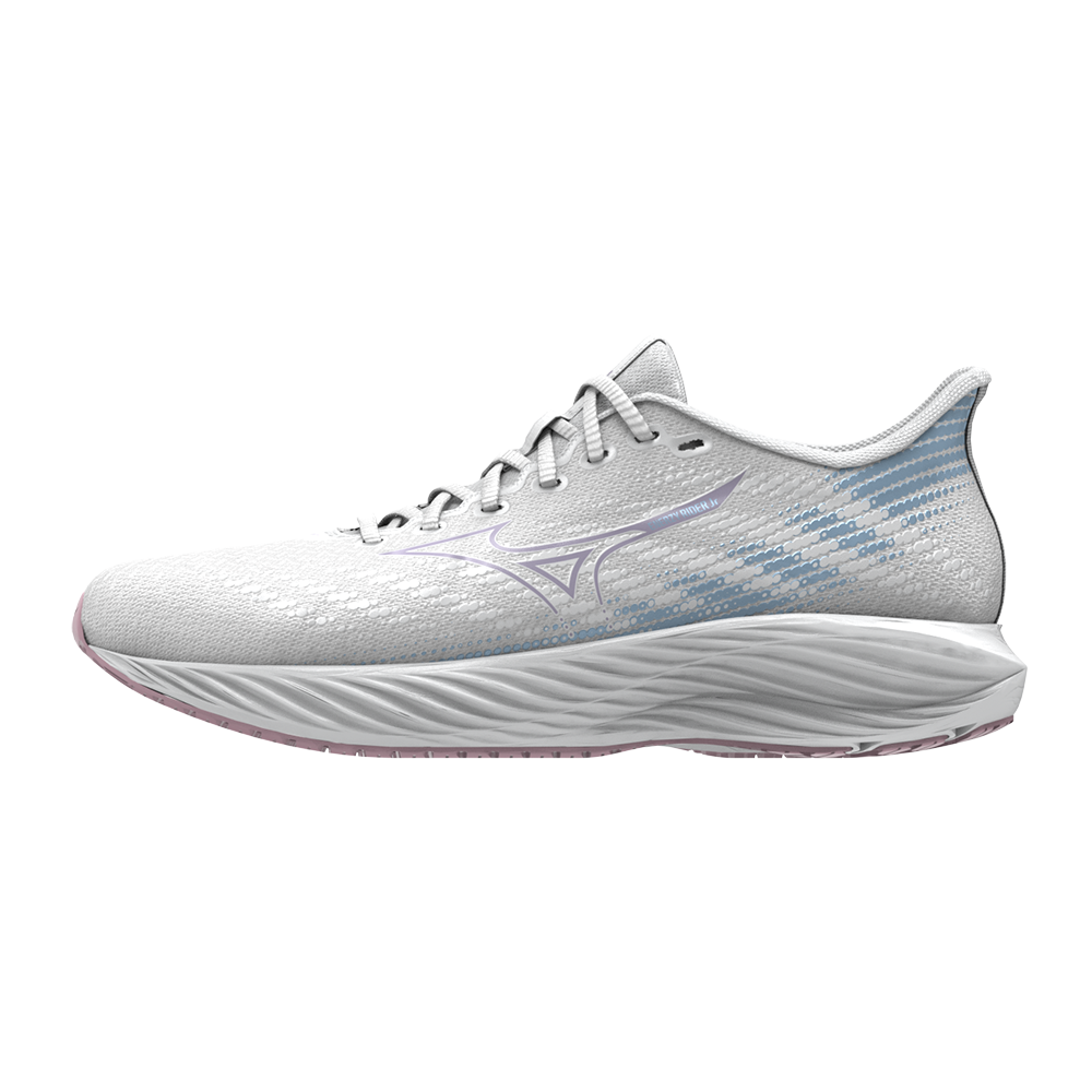 Mizuno ENERZY RIDER Jr Scarpe da corsa Bianco/Orchid Petal/Nantucket B Junior Taglia37.0