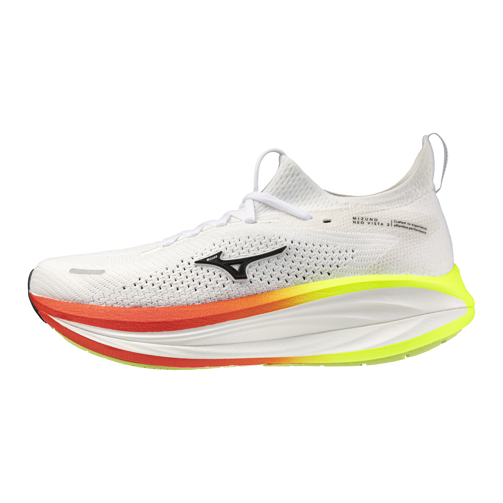 Mizuno neo vista 3 Chaussures de running Blanc/black/orange.com Homme Taille47