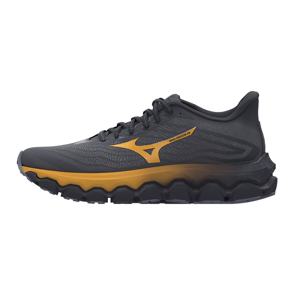 Mizuno WAVE HORIZON 8 Scarpe da corsa Blu Granite/Citrus/Baritone Blu Uomo Taglia47