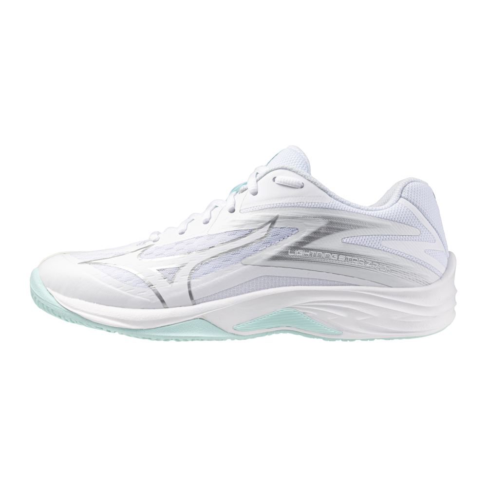 Mizuno LIGHTNING STAR Z7 Jr. Hockey Weiß/Blau Tint Kinder Grösse 36