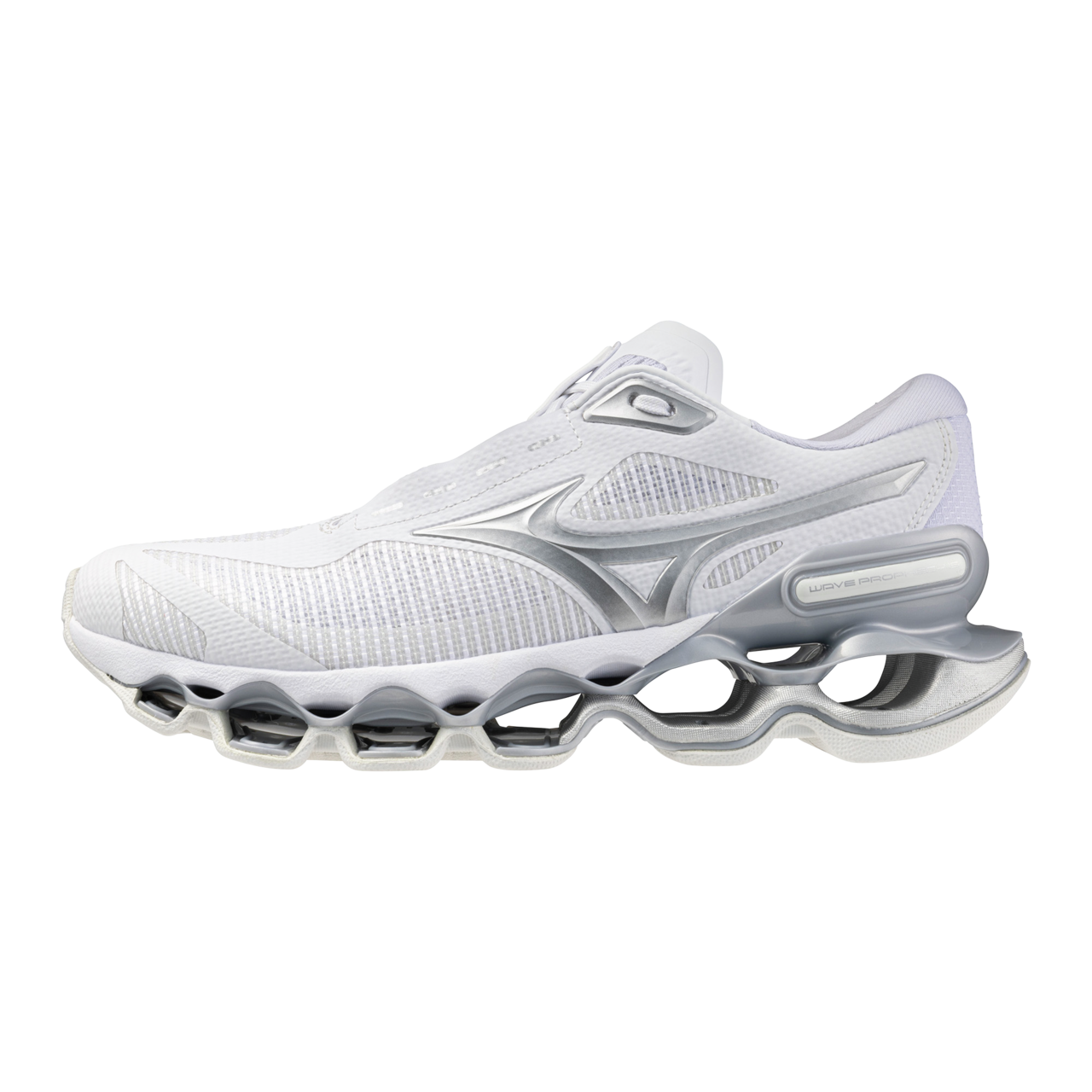 Mizuno WAVE PROPHECY 15 Chaussures de running Blanc/Galaxy Argent Femme/Hommee Taille42