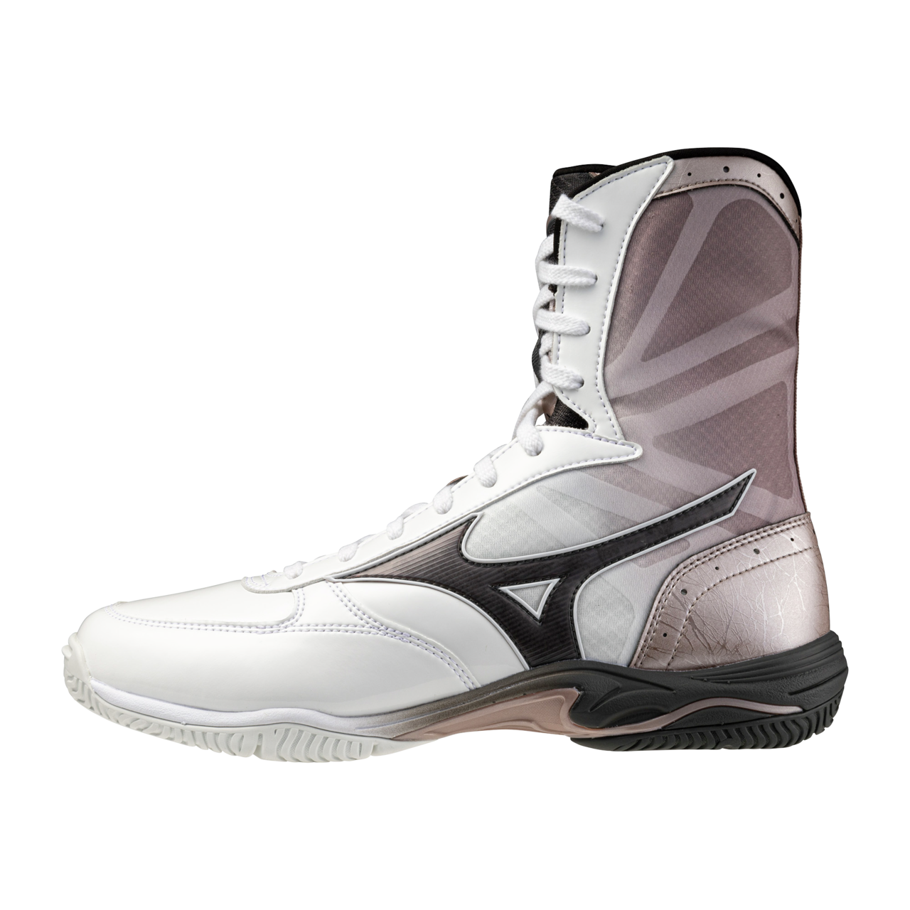 Mizuno WAVE MONSTER Wit/Goud/Zwart Dames/Heren Maat 45