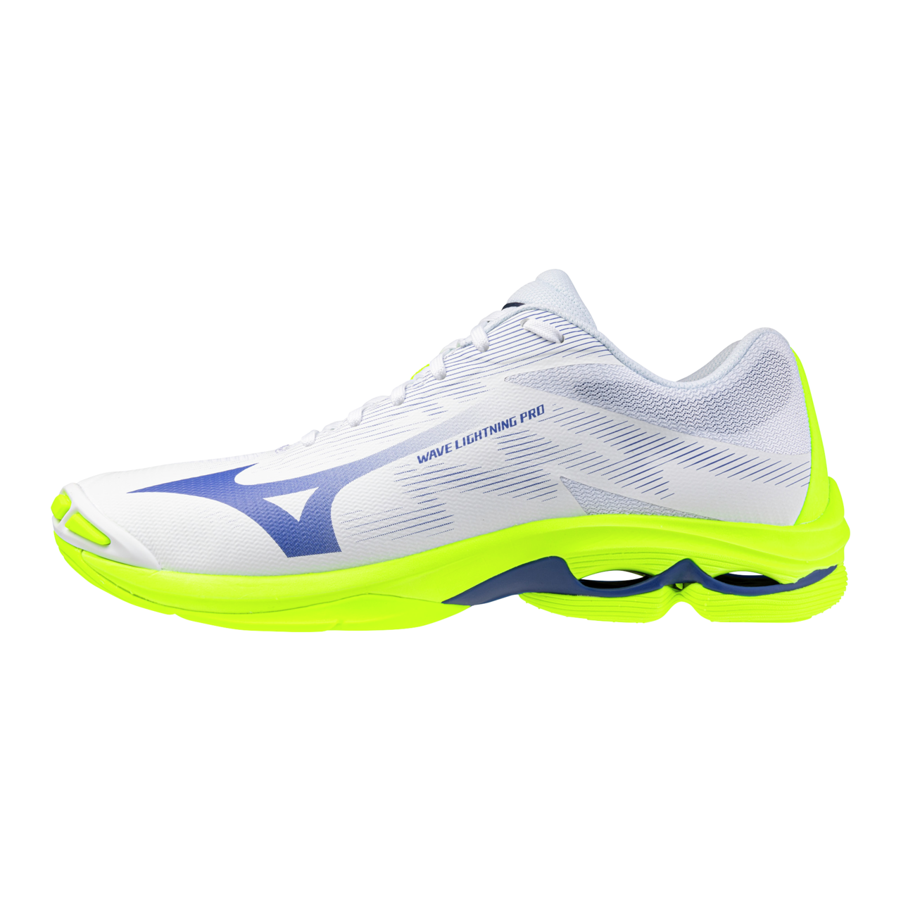 Mizuno WAVE LIGHTNING PRO Chaussures de volleyball Lightning JauneDazzling FemmeHommee Taille44.5 - vue 1