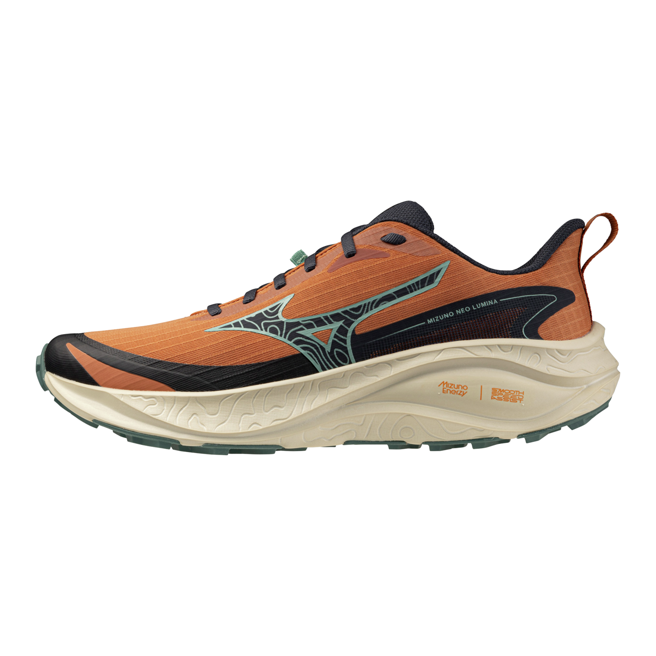 MIZUNO NEO LUMINA Sunburn/Goblin Vert/Summer Sand Homme Taille46
