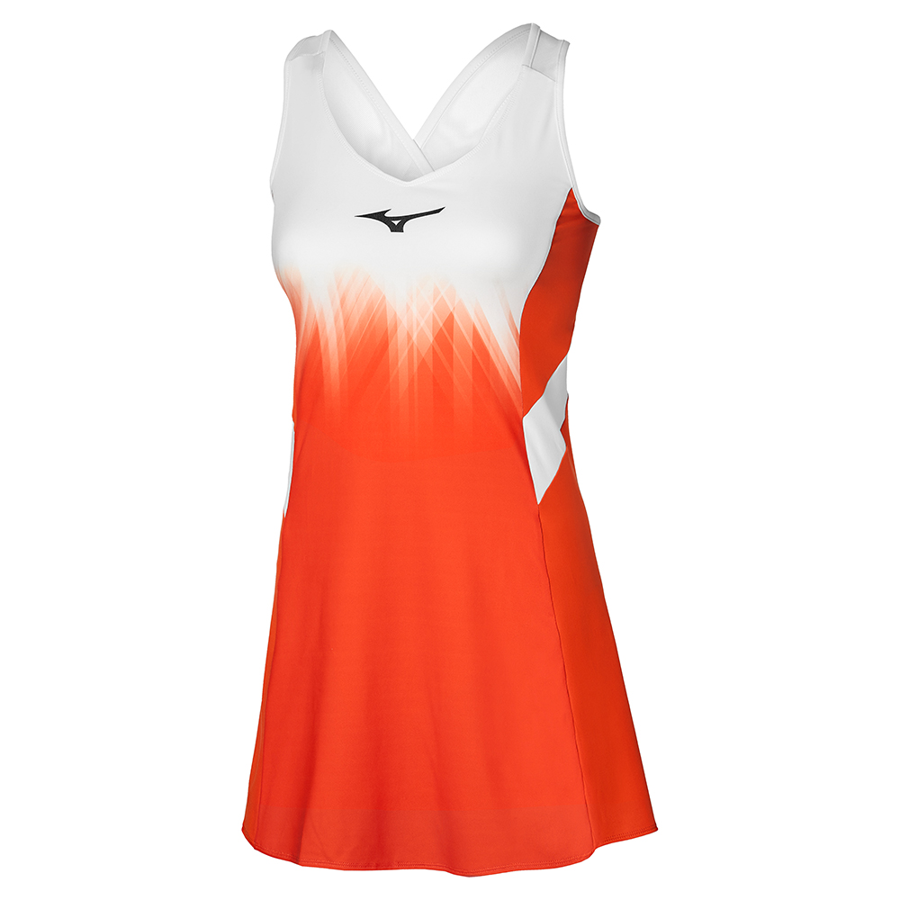 Mizuno Printed Dress Rood Dames Maat XS