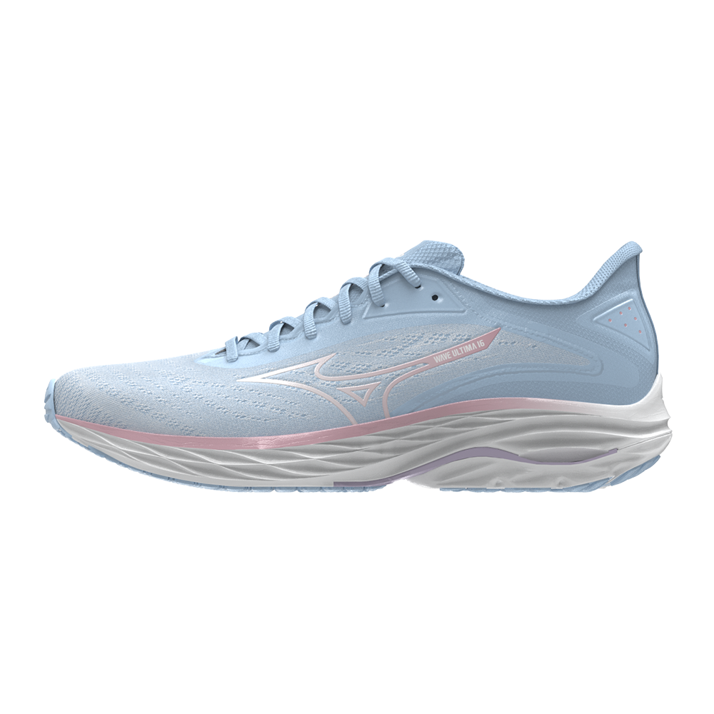 Mizuno WAVE ULTIMA 16 Scarpe da corsa Nantucket Breeze/Bleached Mauve/Orchid Petal Donna Taglia40
