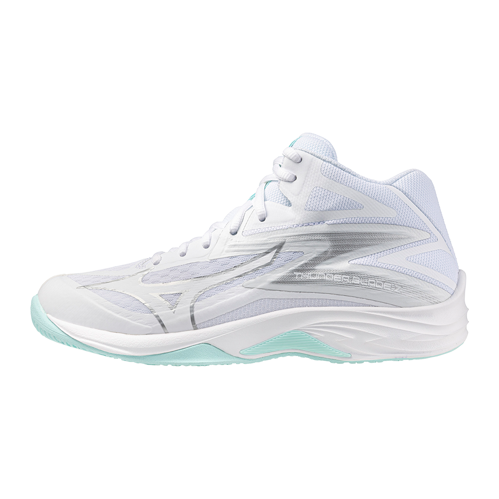 Mizuno THUNDER BLADE Z MID Chaussures de volleyball Fiery 2Citrus FemmeHommee Taille41 - vue 2