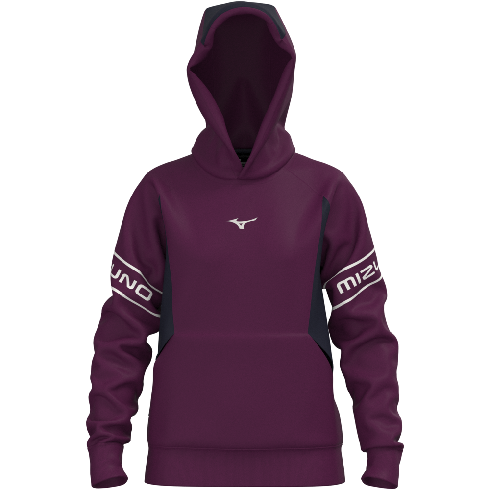 Athletics Mizuno Hoodie Baritone Femme TailleS