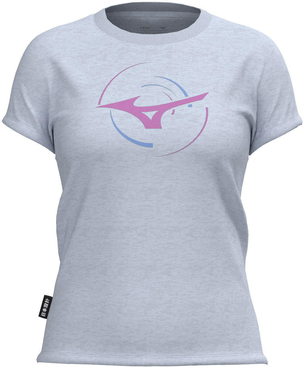 Mizuno Athletic RB T-shirt ANCIENT WATER Mujer Talla M