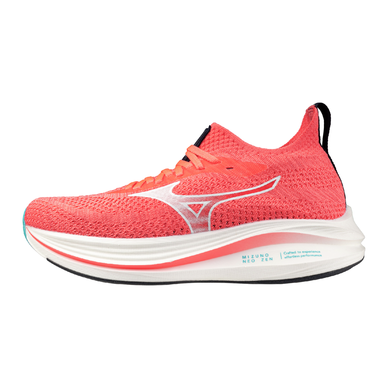 Mizuno Neo Zen Running Striking Coral/Weiß/Baritone Blau Damen Grösse 39
