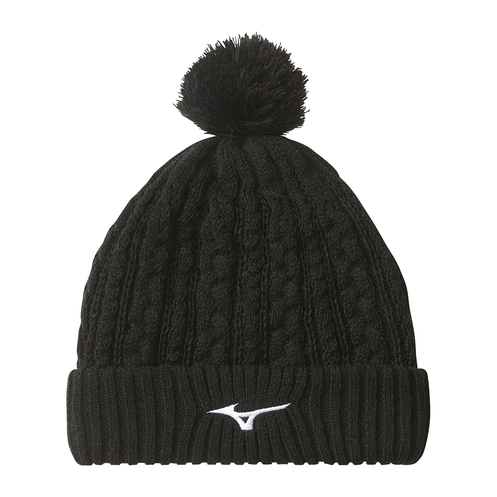 Mizuno Knit Bobble Hat Hombre Talla NS