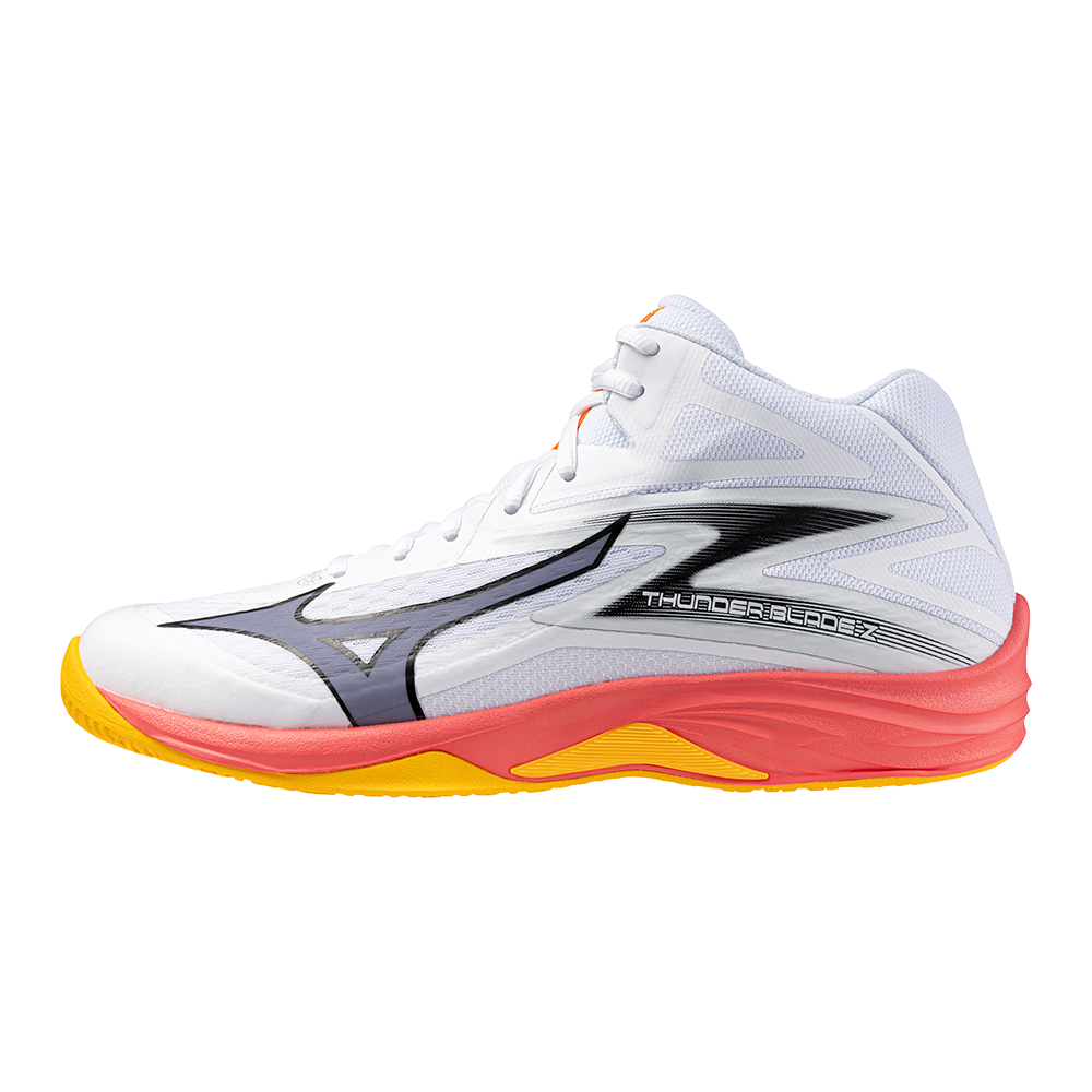 Mizuno THUNDER BLADE Z MID Chaussures de volleyball Fiery 2Citrus FemmeHommee Taille41