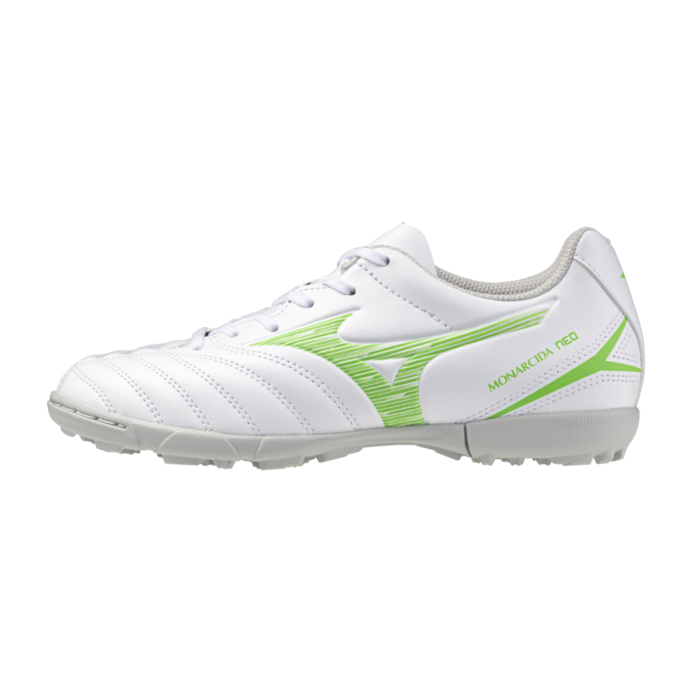 Mizuno MONARCIDA NEO III SELECT JR AS Chaussures de football Blanc/neon green Junior Taille36 Mizuno MONARCIDA NEO III SELECT JR AS Chaussures de football Blanc/neon green Junior Taille36