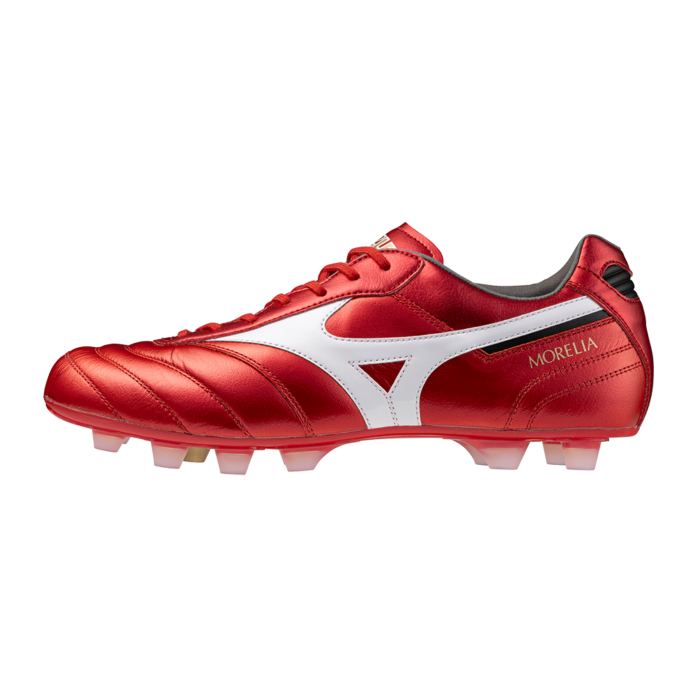 Mizuno MORELIA II ELITE football MORELIA 40th Red/White/Black Women/Men