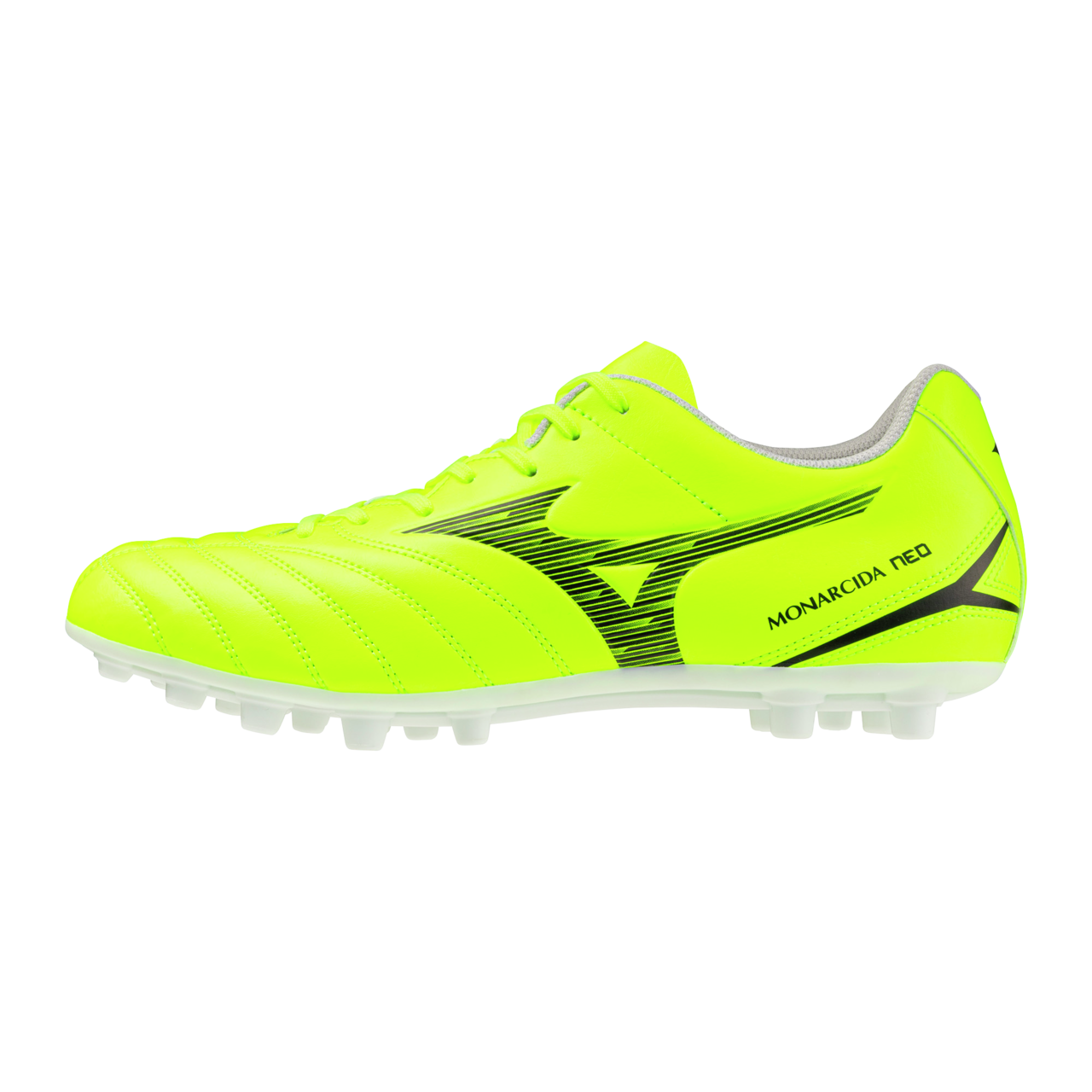 Mizuno MONARCIDA NEO III SELECT AG Botas de futbol Lightning Amarillo/Negro Mujer/Hombreo Talla 45
