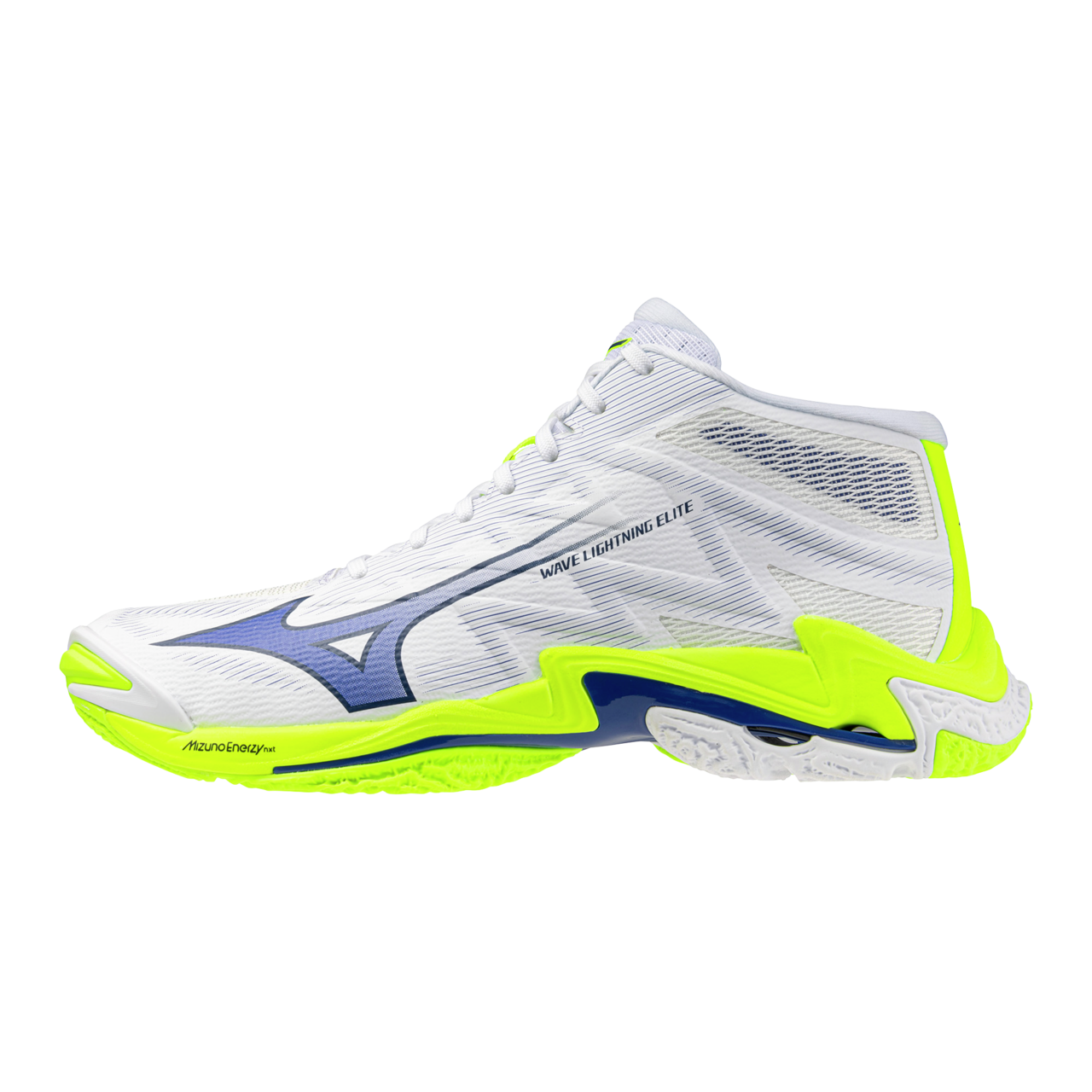 Mizuno WAVE LIGHTNING ELITE MID Chaussures de volleyball Lightning JauneDazzling FemmeHommee Taille39.0 - vue 1