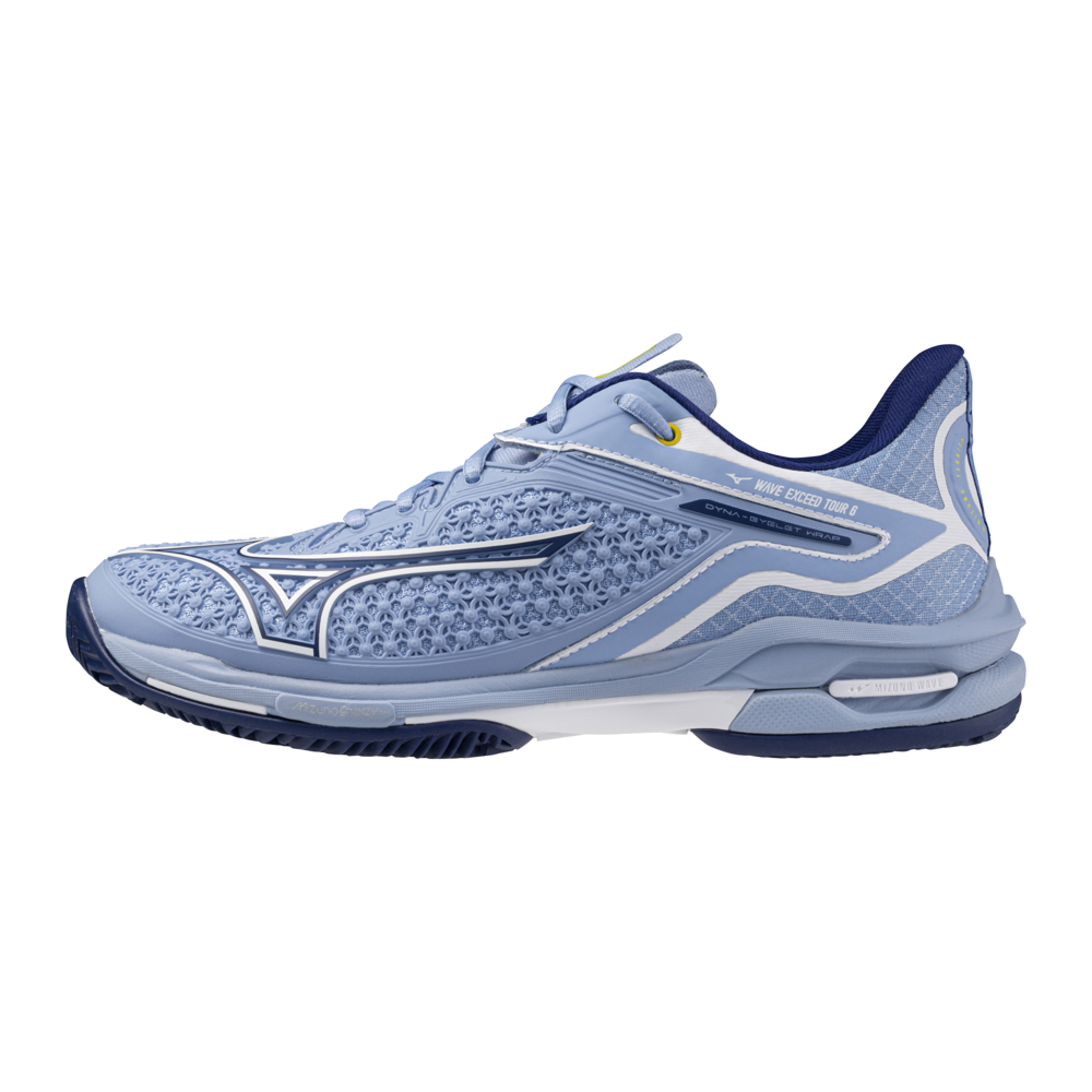 Mizuno WAVE EXCEED TOUR 6 CC Chaussures de tennis BellwetherBleuFjordBleu FemmeHommee Taille41