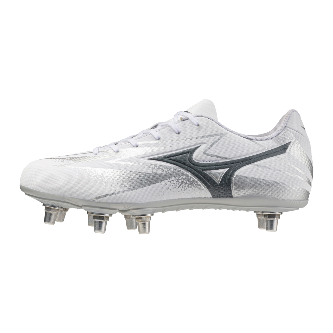 Mizuno WAITANGI PRO Chaussures de rugby Metalic Gray FemmeHommee Taille43